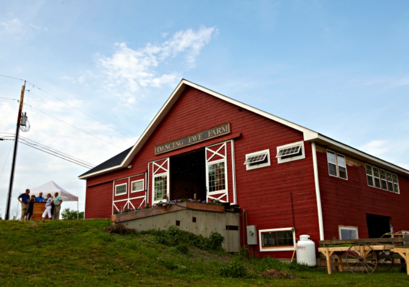 Dancing Ewe Farm, offering farmstead cheeses and farm-to-table dinner parties.