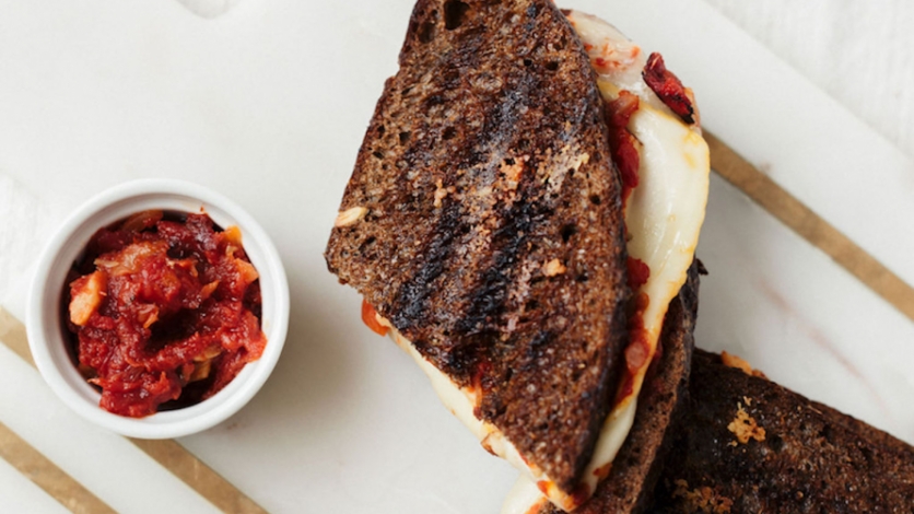 Grilled cheese recipes from restaurants in Albany, New York.