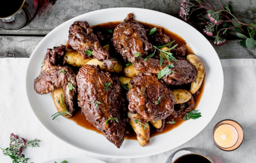 Two recipes for Coq au vin, the legendary French dish, from Capital District chefs.