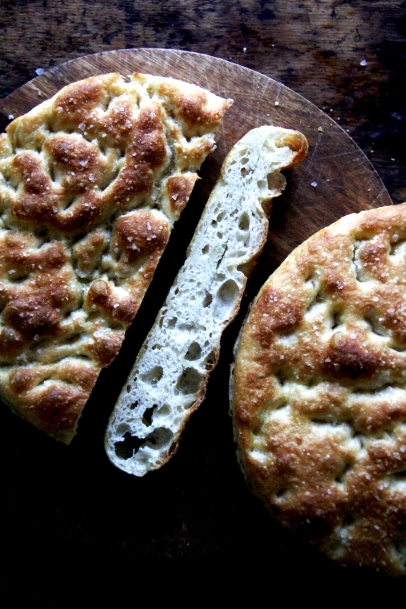 Try this recipe for Overnight, Refrigerator Focaccia from Alexandra Stafford's Bread Toast Crumbs: Recipes for No-Knead Loaves and Meals to Savor Every Slice.