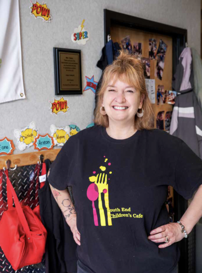 Tracie Killar spent many years working in nonprofits, and in 2015, founded the South End Children’s Café