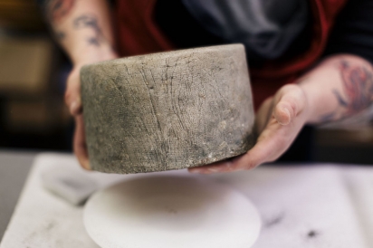 Lee Hennessy is the owner of the Moxie Ridge Farm and head cheesemaker in Argyle, New York.