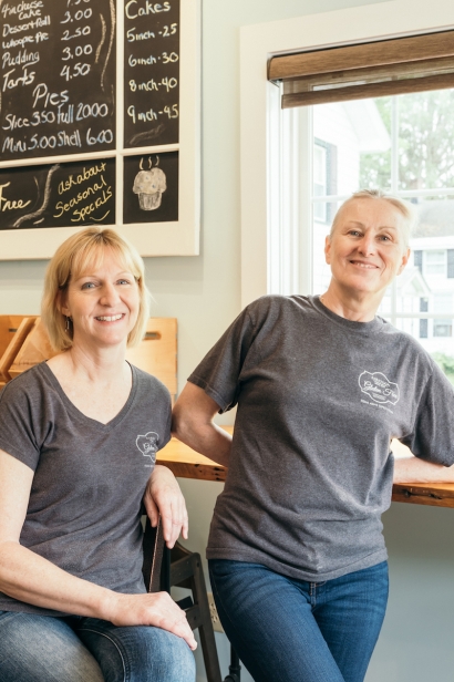 Owners MaryAnna O’Donnell and Jeanne Daley of Saratoga Gluten-Free Goods.