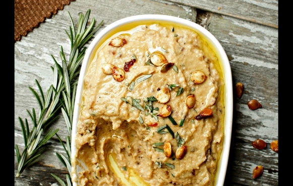 This roasted delicate squash hummus recipe has a nice combination of sweet and savory. 