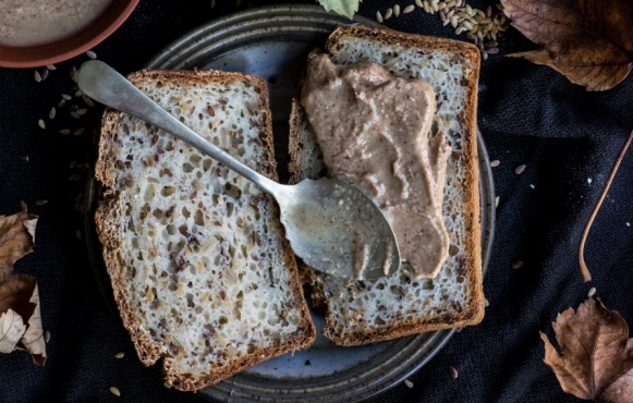 Try this recipe for Almond-and Plum-Butter Sandwiches from Alexandra Stafford's Bread, Toast, Crumbs.
